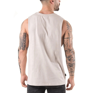 Camiseta sin mangas cómoda y transpirable de bajo precio, ligera, para adultos. - Product Image 4