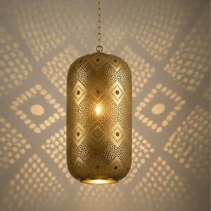 Modern <b>Moroccan</b> Metal Lantern with Intricate Laser Cut Design for Indoor Outdoor <b>Decorative</b> Lighting - Product Image 1