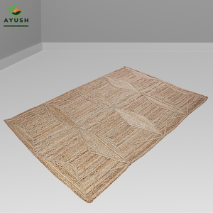 Alfombra tradicional india Chindi hecha de fibras naturales de yute, alfombras personalizadas para hoteles y hogares - Product Image 4