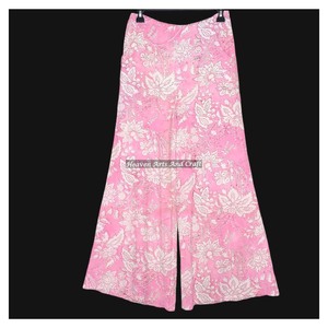 Pantalon d'été évasé personnalisable pour femmes Pantalon palazzo en coton à jambes larges respirant pour le voyage #1 Offre Spéciale - Product Image 1