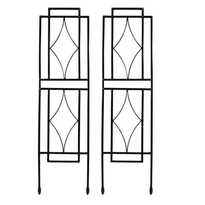 Nouvel Arrivage : Treillis de Jardin en Fer Forgé Fait Main, Idéal pour Jardin de Ferme et Support Vertical pour Plantes, Taille et Forme Personnalisables - Product Image 1