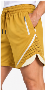 Pantalones Cortos Deportivos para Hombre al por Mayor, con Logotipo Personalizado, de Secado Rápido, para Fitness, Entrenamiento, Running, Atléticos, con 7 Pulgadas de Entrepierna, Transpirables, de Poliéster Activo - Product Image 6