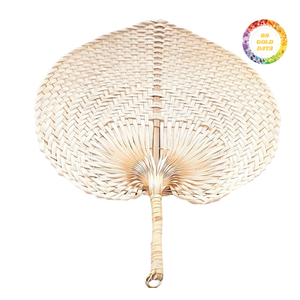 Natural Bamboo Hand <b>Fan</b> Folding Portable <b>Fan</b> Lightweight Durable <b>Handheld</b> <b>Fan</b> for Summer Event Wedding Party Custom Design - Product Image 4