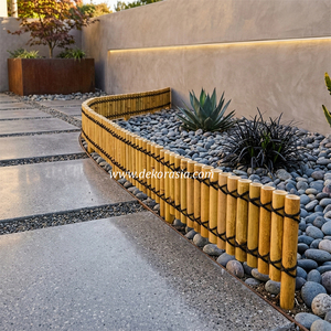 แผงรั้วไม้ไผ่ธรรมชาติสำหรับจัดสวนตกแต่งบ้านและตกแต่งภายนอก - Product Image 3