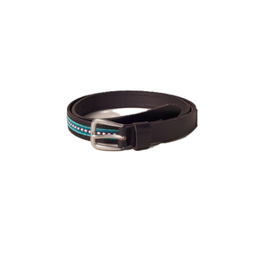Festival Style Cross Style NOVA STAR <b>CRAFT</b> Customizable Leather Belt Seed Bead Embroidered Handmade Embroidered Leather Waist - Product Image 3
