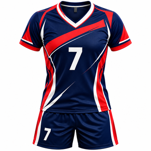 Fabricante de Uniformes de Voleibol al por Mayor, Conjunto de Camiseta y Pantalones Cortos Personalizados para Equipos, Ropa Deportiva de Alto Rendimiento para Clubes - Product Image 1