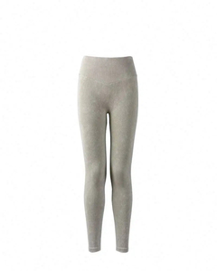 Pantalones de yoga y leggings deportivos de malla con estampado de letras y diseño dividido para mujer y niña - Product Image 3