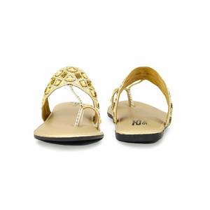 Sandalias de tacón dorado EC0212, diseño elegante y elegante para mujer - Product Image 2
