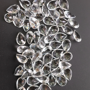 Topacio Blanco Natural 10x7MM Corte Pera, Calidad Superior, Calibrado, Gema Suelta para Joyería de Diseño - Product Image 3