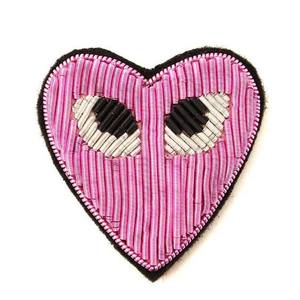 Broche en fil métallique, badge brodé 3D, travail de broderie détaillé, écologique, personnalisable, épingle de mode, élégante, d'inspiration florale - Product Image 6
