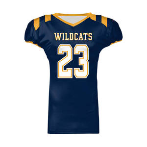 Tenues d'équipe de football américain personnalisées, ensemble maillot et pantalon en polyester par sublimation, pour jeunes et adultes, entraînement et match, imperméable - Product Image 2