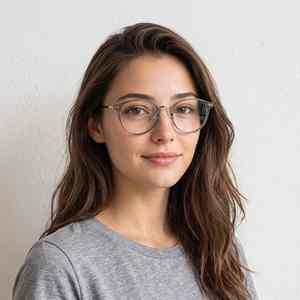 Pure Titanium Eyeglass <b>Frames</b> Photochromic UV420 <b>Round</b> Full Rim Lightweight Pure Titanium Prescription Ready Factory Direct - Product Image 2