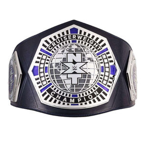 เข็มขัดแชมป์ NXT Cruiserweight และ World Heavyweight สำหรับมวยปล้ำ ปรับแต่งได้ ทนทาน ขนาดผู้ใหญ่ ทำจากโลหะสังกะสีและหนัง ANAAIF - Product Image 1