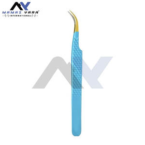 Pinzas Clásicas para Extensión de Pestañas, Suministros Profesionales para Pestañas, Pinzas para Extensión de Pestañas con Logotipo Personalizado, Juego de 4 Piezas - Product Image 2