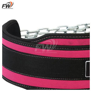 Cinturón de neopreno resistente con cadena de acero para levantamiento de pesas y entrenamiento en gimnasio. El mejor cinturón para ejercicios de gimnasio. - Product Image 4