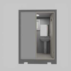 Vente en gros de conteneurs sanitaires modulaires préfabriqués portables d'extérieur, de haute qualité, personnalisables et économiques, pour salles de douche et toilettes mobiles - Product Image 3