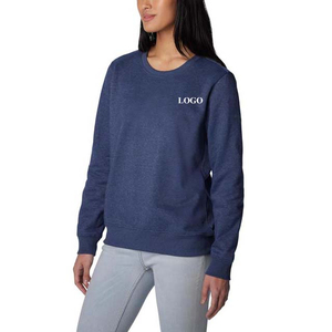 Sweat-shirt personnalisé pour femme en velours de coton à manches courtes bouffantes et col rond avec broderie – Qualité supérieure, disponible en gros - Product Image 5