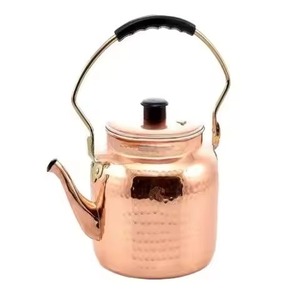 Elegant Metal <b>Tea</b> Coffee Kettle <b>Pot</b> for Boiling Water Serving Kitchen Dining Use with Balanced Grip and Stable Base - Product Image 5