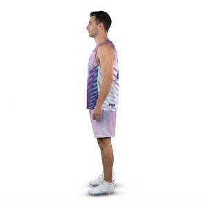 Maillot de lacrosse sans manches personnalisé réversible en polyester sublimé pour hommes et jeunes, uniforme d'entraînement OEM Sialkot Factor pour le sport - Product Image 3