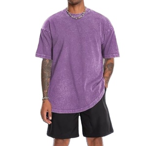 Camiseta Formal Sólida para Hombre, 230 g/m², 100% Algodón, Hombros Caídos, Logotipo Personalizado, Impresión por Serigrafía, Venta al Por Mayor - Product Image 4