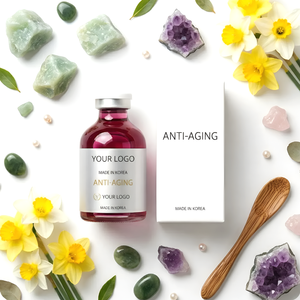 Suero Facial Coreano Antienvejecimiento en Ampolla de 50 ml, OEM, ODM, Marca Privada, PDRN, Vitamina EGF, Ácido Salicílico, Iluminador, Reafirmante - Product Image 2