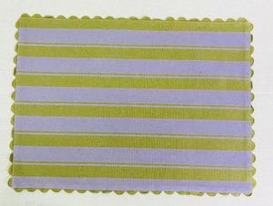 Set de table décoratif en coton teint avec bordures en dentelle, provenant d'un fournisseur indien au meilleur prix - Product Image 4