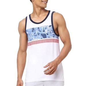 Barato deporte hombres gimnasio chaleco venta al por mayor de algodón transpirable sin costuras-Fitness culturismo entrenamiento camiseta gimnasio camisetas sin mangas - Product Image 1