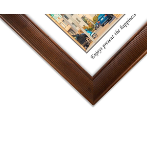 Rustic <b>Wood</b> Photo <b>Frame</b> Double Solid Natural Crafts Color <b>Picture</b> Wooden Decorative Gift Eco-Friendly by blossom craft india - Product Image 6