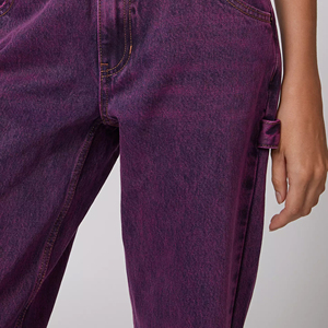 Venta Directa de Fábrica 2026 Jeans de Mezclilla Holgados de Cintura Alta para Mujer, Pantalones Vaqueros Anchos para Damas, Servicio OEM ODM - Product Image 5