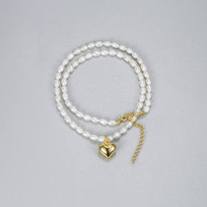 Collier en nacre de lune petite lune, chaîne en argent sterling S925, design simple style chinois chic avec demi-lune incurvée - Product Image 3