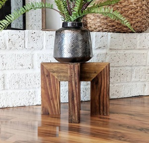 Soporte de madera para flores de interior, estantes escalonados para plantas, diseño moderno minimalista para uso en interiores con plantas verdes - Product Image 6