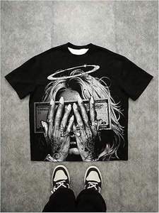 Camiseta Unisex Oversize de Corte Holgado Estilo Urbano Personalizada 2026 Tendencia Algodón Pesado 100% Transpirable con Logo OEM para Marcas - Product Image 5