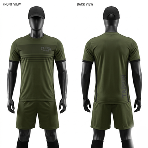 เสื้อกรรมการฟุตบอลพรีเมียม 160 GSM โพลีเอสเตอร์อินเตอร์ล็อค สีน้ำเงิน สกรีนโลโก้แบบซับลิเมชั่น ชุดยูนิฟอร์มทีม - Product Image 4