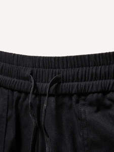 Pantalon cargo techwear urbain pour homme, multi-poches, streetwear tactique, joggers, boucle à ruban, hip hop, punk, pantalon harem, décontracté pour homme - Product Image 4