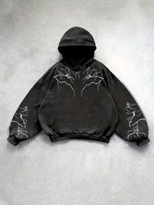 เสื้อฮู้ดดี้ประดับเพชรแบบสั่งทำ ดีไซน์ใหม่ ราคาถูก บริการ OEM เสื้อฮู้ดดี้ประดับเพชรสำหรับผู้ชาย ผู้ให้บริการ OEM - Product Image 1