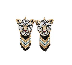 Artisanat perlé broderie patte forme conception goutte boucle d'oreille élégant mignon élégant à la mode Unique et fantaisie choix par Hiba Enterprises - Product Image 2