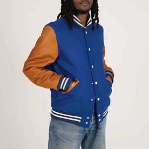Adjustable Rate <b>Men's</b> Canvas Varsity <b>Jacket</b> Fully Customized Designs Breathable Eco-Friendly Premium Quality - Product Image 5