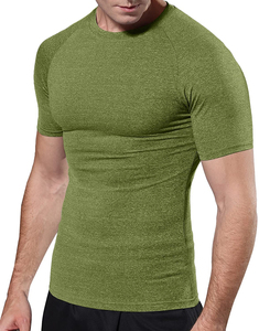 T-shirt homme uni pas cher 100% polyester à séchage rapide, impression par sublimation personnalisée avec logo, t-shirt sport unisexe pour homme - Product Image 5