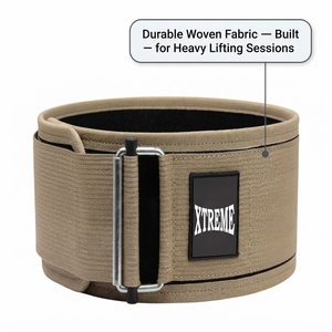 Cinturón de Levantamiento de Pesas de Nailon Personalizado, Tejido de Nailon Resistente, Tamaño Personalizado, Cinturón de Levantamiento de Pesas de Neopreno para Mujer, Costuras Reforzadas - Product Image 3