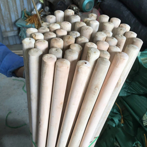 Precio de fábrica: Palos de mopa de madera de eucalipto multifuncionales para limpieza de ventanas y suelos, escobas y recogedores - Product Image 1