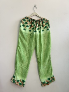 Pantalón Harem de Seda Ligero para Mujer, Ropa de Playa, Pantalón de Seda Suave - Product Image 4