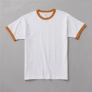240gsm Heavy Weight Men's <b>Ringer</b> <b>T</b>-<b>shirts</b> Plus Size Casual Oversized Short Sleeve Streetwear Brand Custom - Product Image 2
