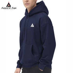 เสื้อฮู้ดผู้ชายแบบหนาสำหรับฤดูหนาว แฟชั่นสตรีทแวร์ สั่งทำได้ ไม่มีลาย  ลำลอง ผ้าฝ้าย 100% ขายส่ง - Product Image 6