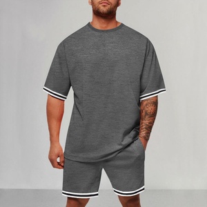 <b>Mens</b> Shorts Set Custom Logo <b>T</b> <b>Shirt</b> and Shorts Casual Summer Streetwear Breathable Terry 100% <b>Polyester</b> 2 Piece Set for <b>Men</b> - Product Image 2