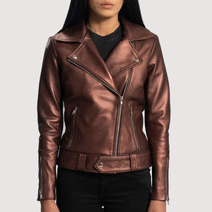 Chaqueta Clásica de Mujer Acolchada con Estampado de Piel de Oveja Genuina, Ligera y Ecológica para Invierno - Product Image 5