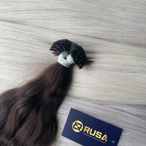 Extensions de cheveux ondulés en kératine de haute qualité, fabrication vietnamienne, texture et longueur personnalisées (10 à 34 pouces), vente en gros. - Product Image 1
