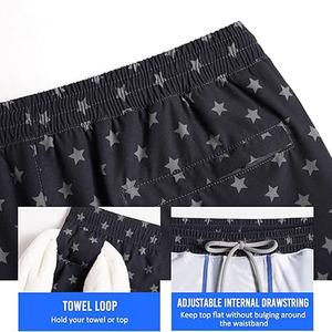 Pantalones cortos de malla 100% poliéster con cintura elástica, estampado gráfico personalizado por sublimación, pantalones cortos para hombre, los mejores pantalones cortos sublimados por Dress Sports - Product Image 4