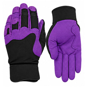 Gants de frappe de baseball en cuir synthétique de qualité supérieure, paume renforcée durable, respirants, avec logo personnalisé, vente en gros OEM - Product Image 5