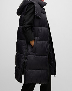 Parka Acolchada de Marca Privada para Mujer, Fabricante, Tallas Grandes, Bolsillos, Tejido Ripstop Engrosado, Estilo Urbano, Moda Otoño, Chaqueta Larga Acolchada - Product Image 4