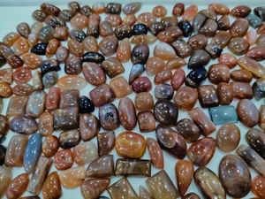 Cabujón de piedra lunar Natural 100%, piedra preciosa pulida a mano, piedra suelta, fabricación de joyas de alta calidad de piedras preciosas, lote al por mayor hecho a mano - Product Image 2